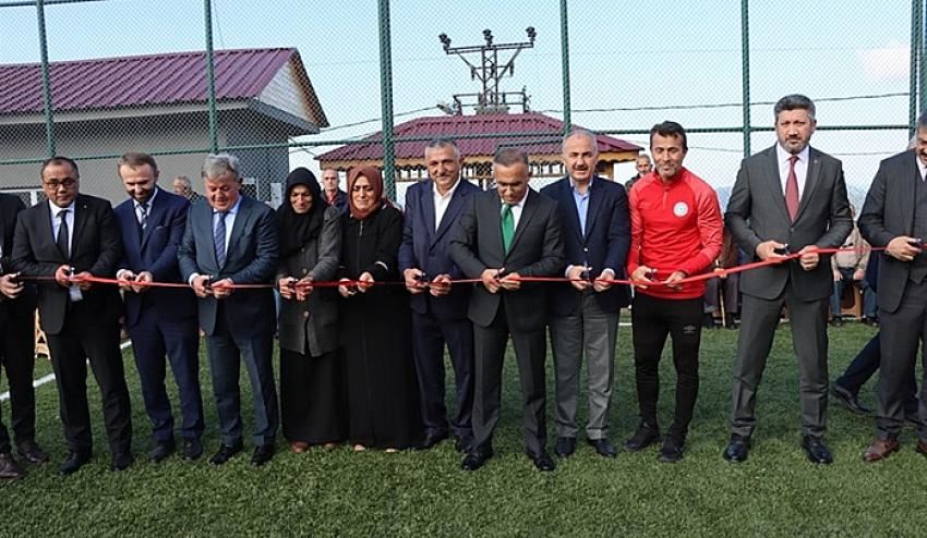 Güneysu Semt SahasınınAçılışı Yapıldı