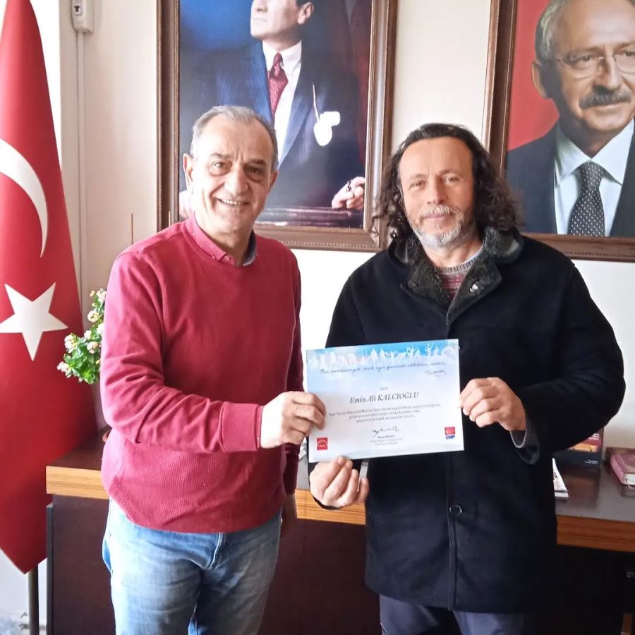 SPOR KURULU HİZMET ÖDÜLÜ DAĞCI EMİN ALİ KALCIOĞLU’NA