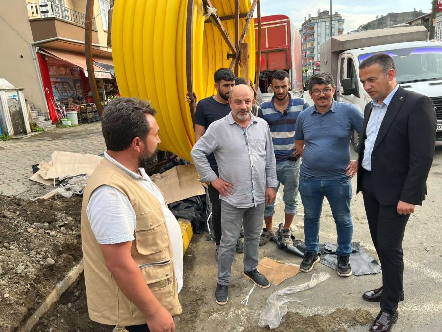 KARAHAN, DOĞALGAZ ALTYAPI ÇALIŞMALARINI YERİNDE İNCELEDİ