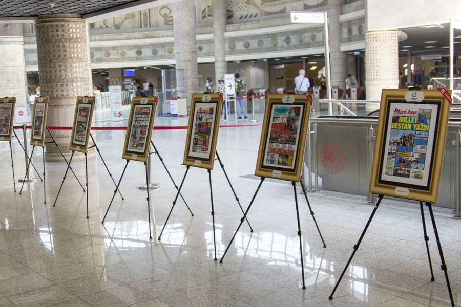 15 Temmuz ve Manşetler Sergisi Açıldı