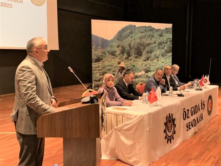 ÖZ GIDA İŞ SENDİKASI DOĞU KARADENİZ RİZE ŞUBE BAŞKANLIĞINA FATİH KANDEMİR SEÇİLDİ