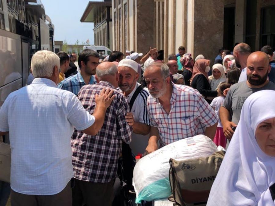 Rizeli Hacılarımız ilimize dönüş yaptı