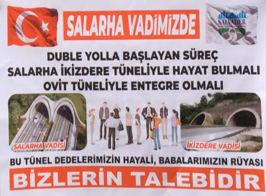 SALVADERDEN SALARHA İKİZDERE TÜNELİ İÇİN AÇIK MEKTUP