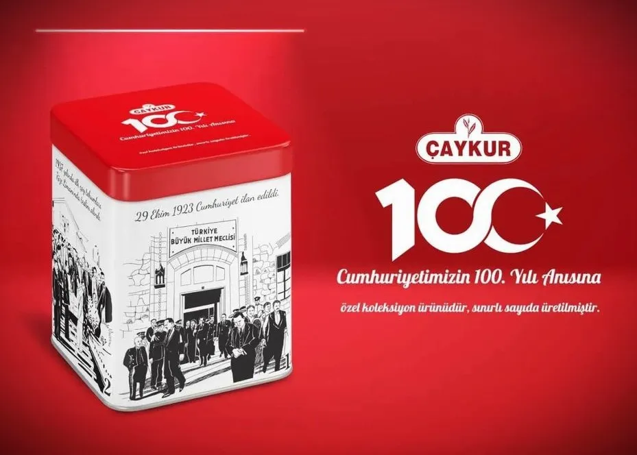 ÇAYKUR, CUMHURİYETİN 100.YILI ANISINA ÇAY ÜRETTİ