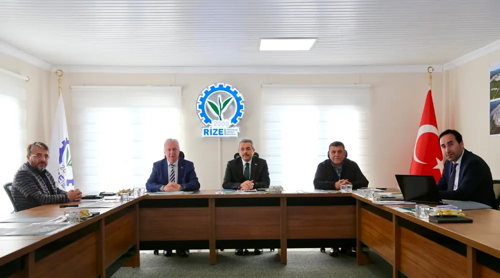 RİZE OSB TOPLANTISI VALİ BAYDAŞ BAŞKANLIĞINDA GERÇEKLEŞTİ