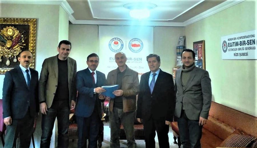 MİLLİ EĞİTİM ŞUBE MÜDÜRLERİNDEN, RİZE EĞİTİM BİR SEN