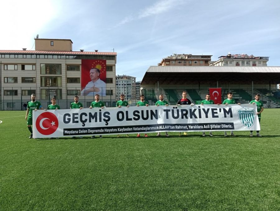 Yenilenen Stadında Çayelisporumuz Galibiyetle Başaladı