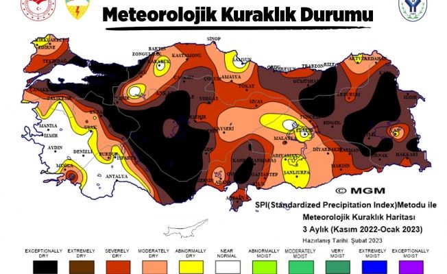 İlimiz olağanüstü kuraklık tehlikesi altında