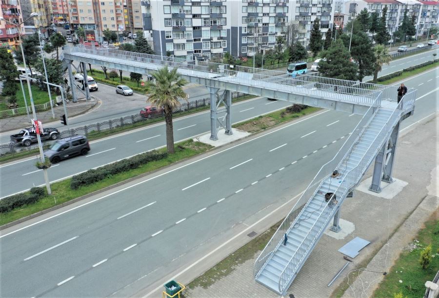 RİZE OTOGAR KAVŞAĞINDA YENİ ÜST GEÇİT 