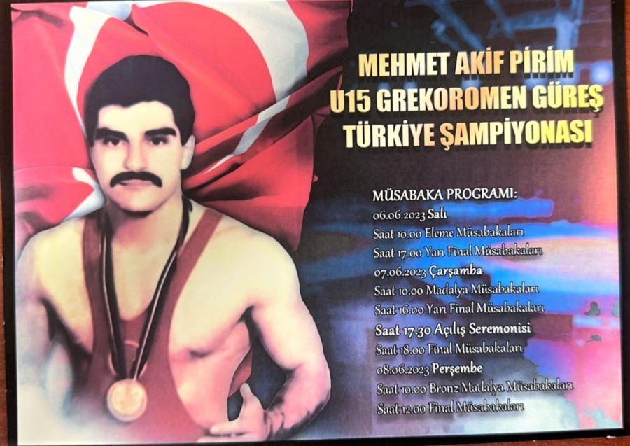 MEHMET AKİF PİRİM U15 GÜREŞ TÜRKİYE ŞAMPİYONASI RİZE’DE BAŞLIYOR