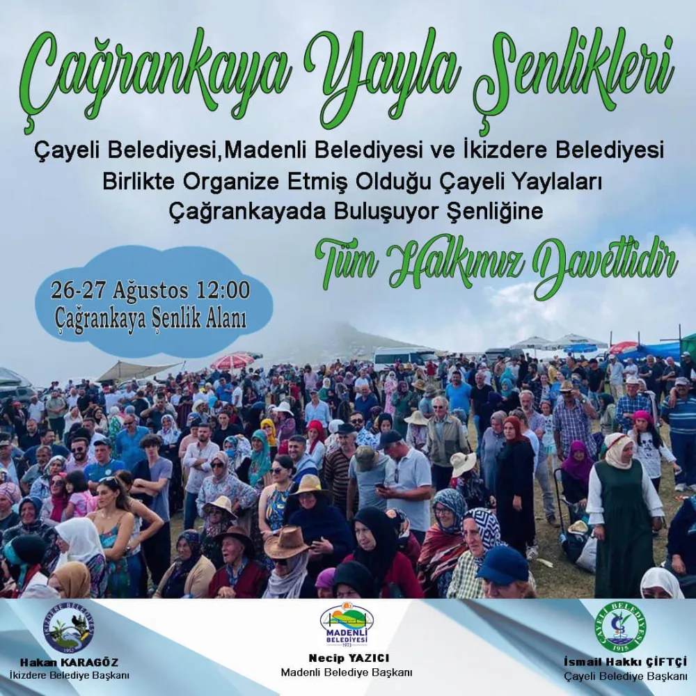 “ÇAĞRANKAYA YAYLASINDA BULUŞUYORUZ”