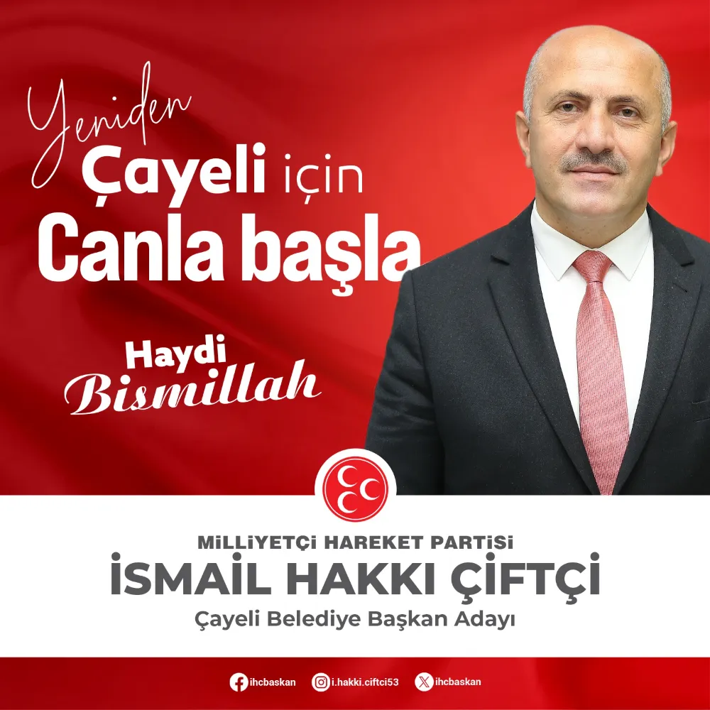 “2. DÖNEMİMİZ İÇİN YENİDEN HAYDİ BİSMİLLAH” DEDİ