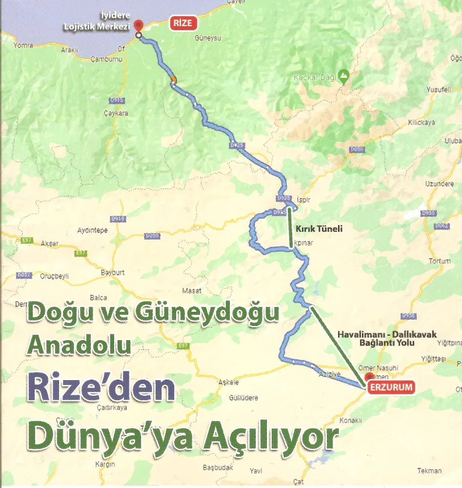 “RİZE-ERZURUM KARAYOLU BÖLGEMİZİN OLMAZSA OLMAZDIR”