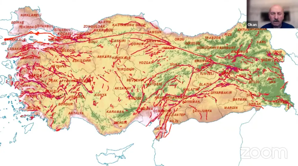 Deprem ve Türkiye Seminerinde Prof. Dr. Okan Tüysüz