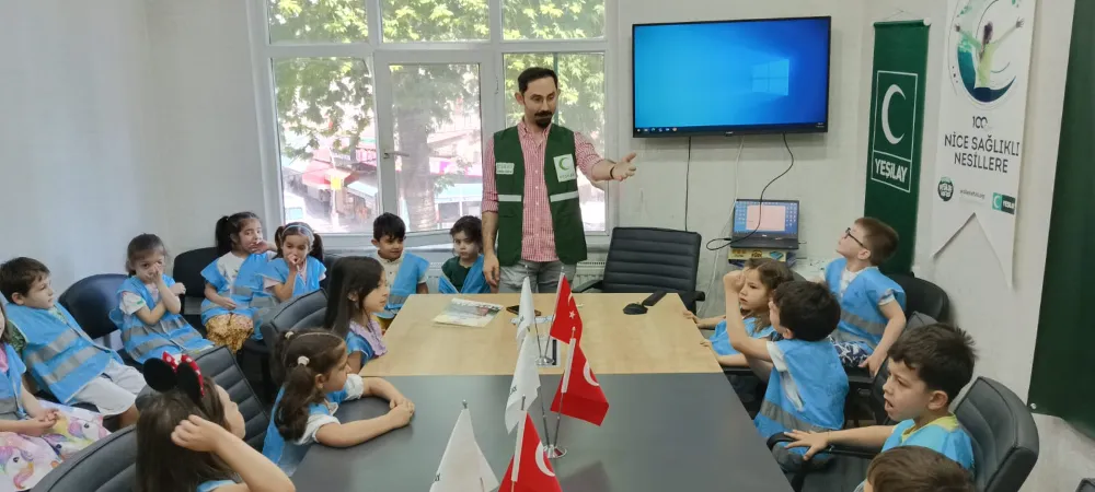 Minik kalpler Yeşilay da buluştu