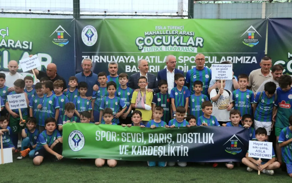 “ESİLA TÜFEKÇİ” MAHALLELER ARASI ÇOCUKLAR FUTBOL TURNUVASINA