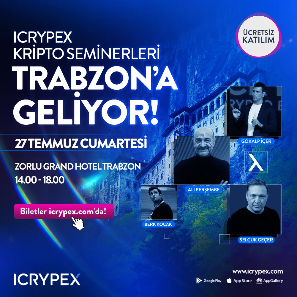 ICRYPEX ile Kripto Dünyası Trabzon’da Buluşuyor!