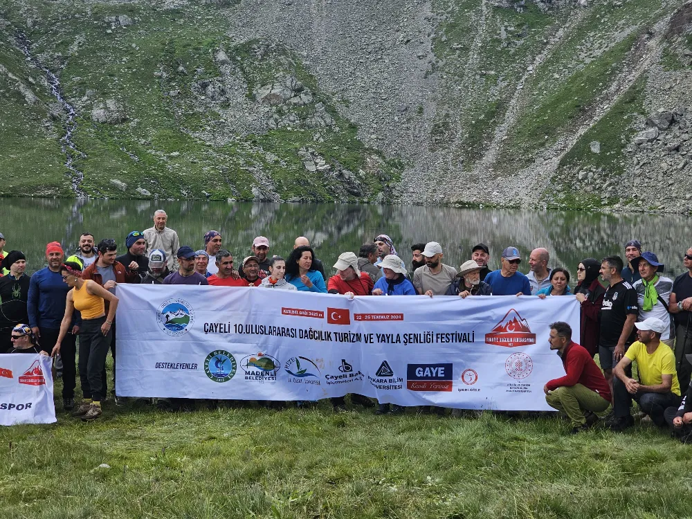 ‘’ÇAYELİ 10. ULUSLARARASI DAĞCILIK TURİZM VE YAYLA ŞENLİĞİ FESTİVALİ 22-25 TEMMUZ 2024’’ KIZILBEL DAĞI 3425m’de GERÇEKLEŞTİ