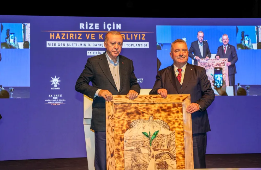 AK PARTİ GENİŞLETİLMİŞ RİZE İL DANIŞMA MECLİSİ TOPLANTISI COŞKUYLA GERÇEKLEŞTİRİLDİ