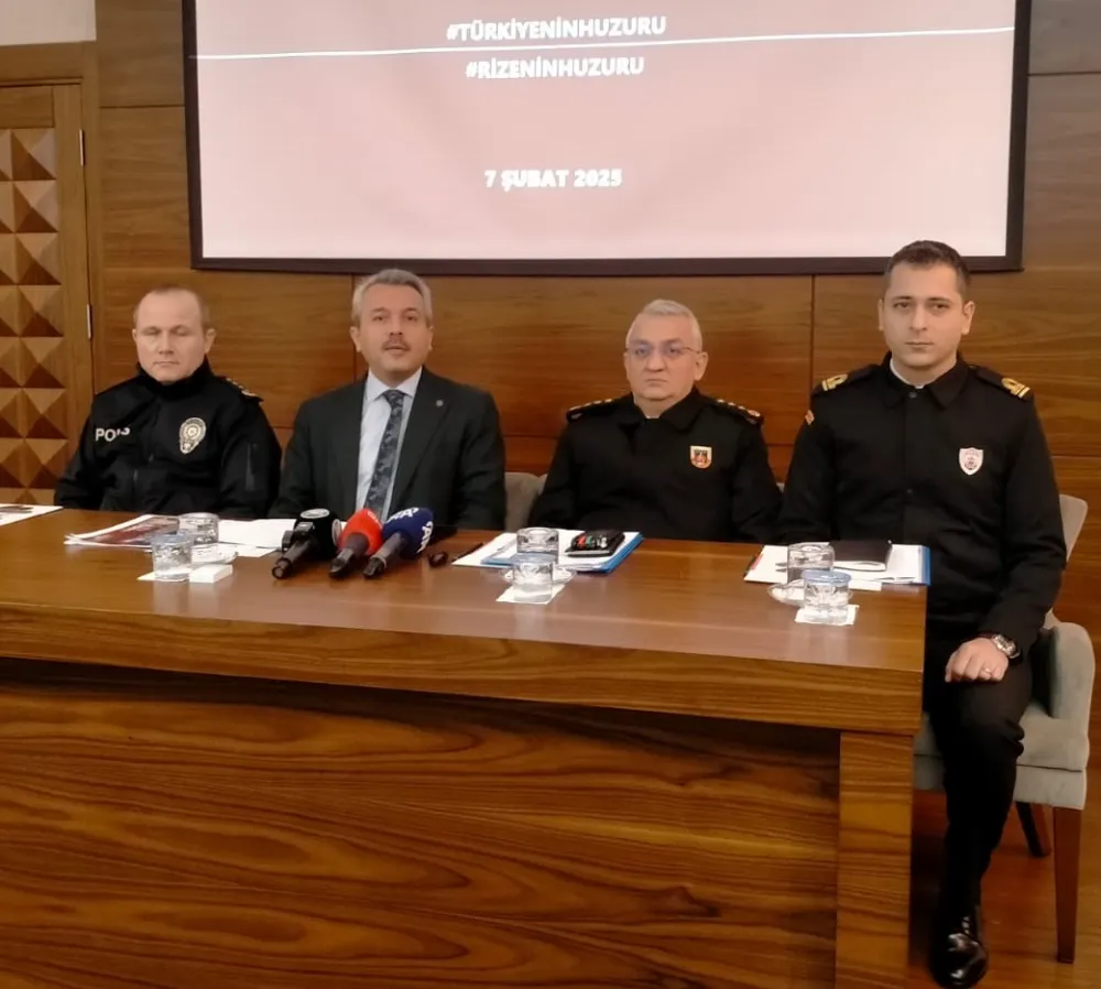 “RİZE EN HUZURLU ŞEHİRLERDEN BİRİSİDİR”