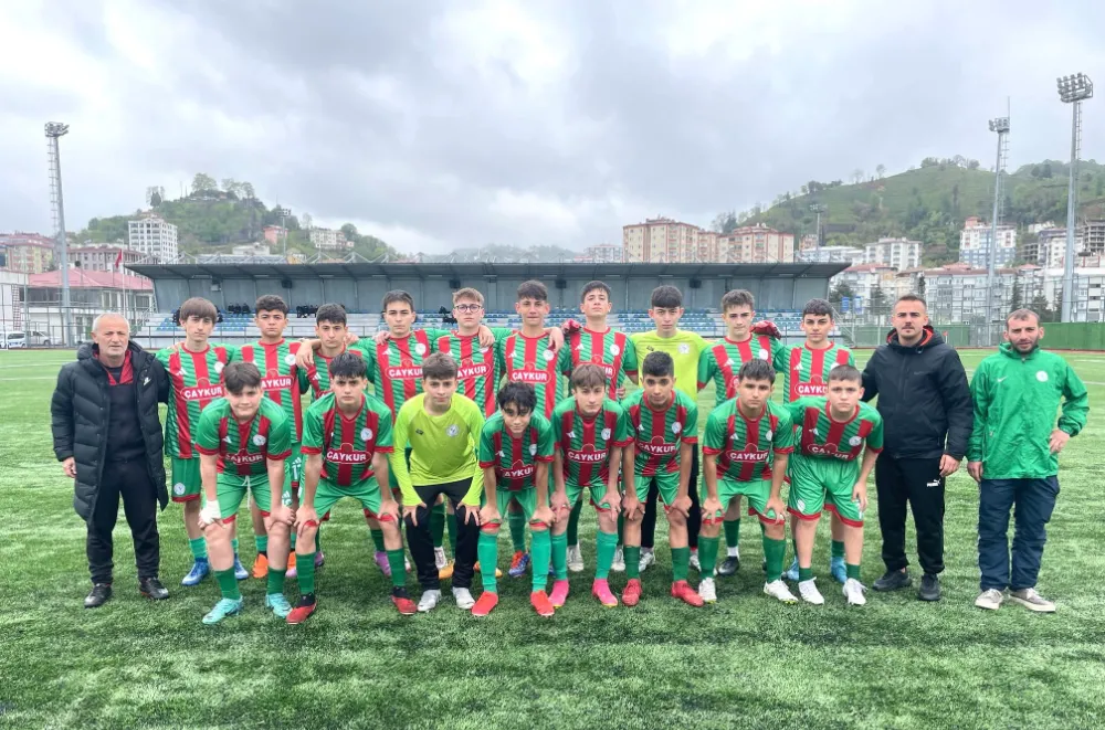 ÇAYKURSPOR U15 TAKIMI DOLUDİZGİN İLERLİYOR