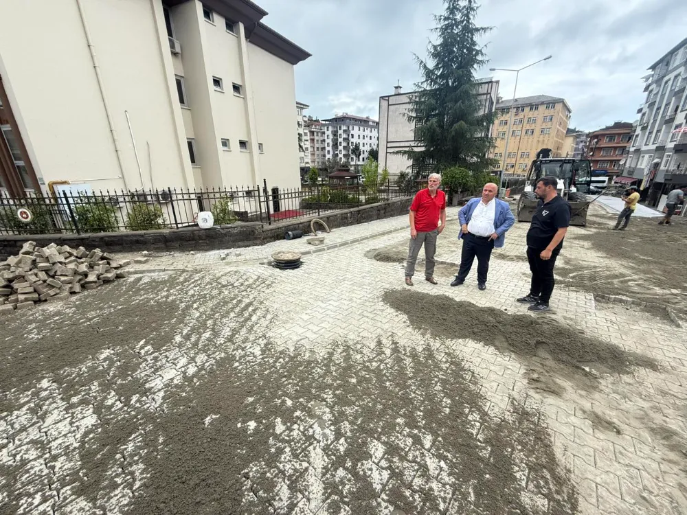 Adliye Yanındaki Düzenleme Çalışmaları Tamamlandı