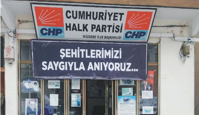 RİZE CHP DEN ŞEHİT DUYARLILIĞI