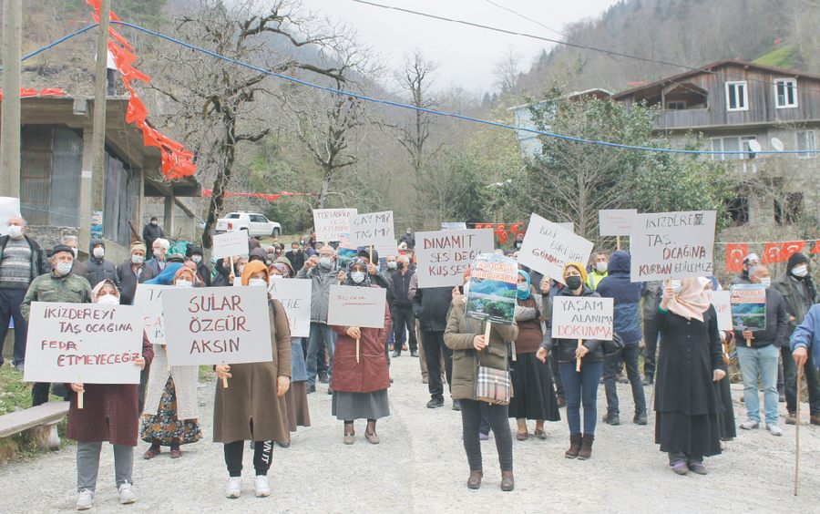 TAŞ OCAĞINA TEPKİLER DEVAM EDİYOR