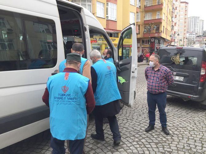 TDV Rize Gönülleri İyilik Götürmek Üzere İdlib