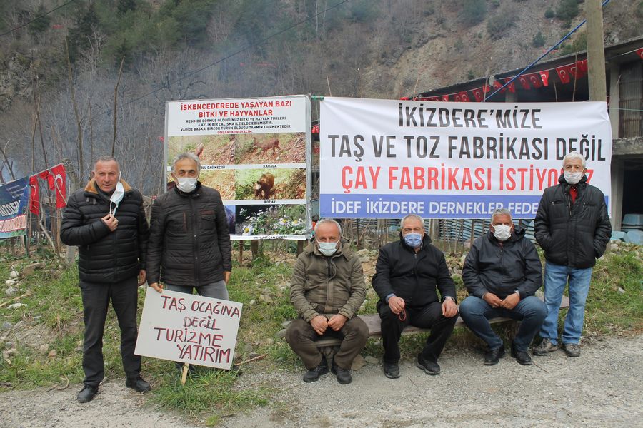 TAŞ OCAĞINA TEPKİLER DEVAM EDİYOR