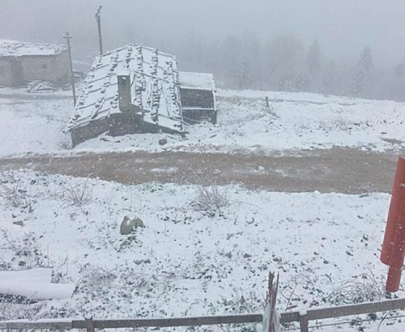 Mayıs Ayında Kar Yağışı Rize