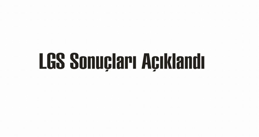 LGS Sonuçları Açıklandı