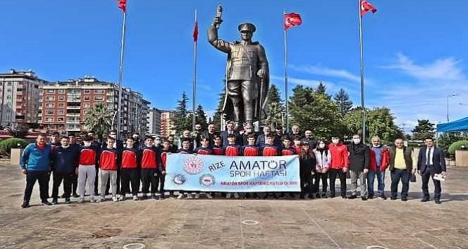 İlimizde Amatör Spor Haftası Etkinlikleri Kapsamında Tören Düzenlendi