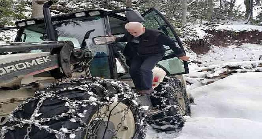 Kepçe Operatörleri Covid Olunca İş Makinesini Belediye Başkanı Kullandı